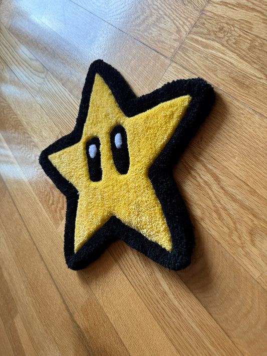 Alfombra personalizada estrella Mario Bros