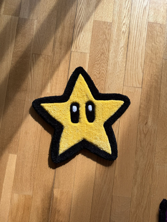 Alfombra personalizada estrella Mario Bros